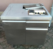 Stół gastronomiczny pod ekspres do kawy z ociekaczem