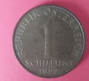 Moneta Austria 1 szyling austriacki (1 Schilling) 1997
