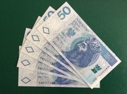 ____ 5 x 50 zł BW z 2017 roku ____ UNC I