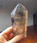 Morion czarny kwarc dymny kryształ kamień naturalny