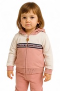 GUESS Kids – Różowo-kremowa bluza z kapturem 2y