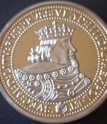 Polska kopia - Rzadkiego Talara 1639 Władysław IV Waza SREBRO Ag999