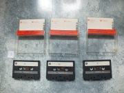 zestaw 3szt. kaseta magnetofonowa TDK typ I D60 lata 80 New Romantic /nr3