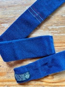 krawat knit dziergany - 100% wełna 