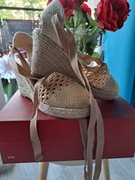 Espadryle na koturnie 