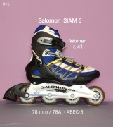 Jak nowe rolki Salomon SIAM 6 dla kobiet - rozmiar 41 [R16]