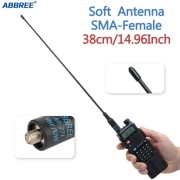 ANTENA VHF/UHF GIĘTKA ABBREE AR-771 38cm WALKIE TALKIE BAOFENG ITP.