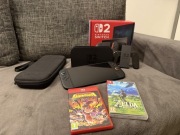 Nintendo Switch 2 + Etui + 2 gry