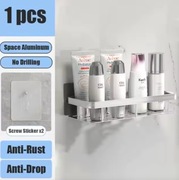 Półka łazienkowa bez wiertarki naścienna do przechowywania butelek