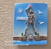 Magnes ceramiczny na lodówkę RODOS. Rhodes. Grecja.