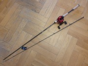 Zestaw castingowy multiplikator HYMIR MX C702 213cm 5-20g osprzęt FUJI