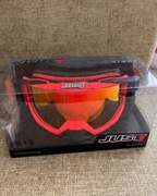 Gogle motocyklowe włoskiej firmy Just1 Iris 2.0 Track czerwone NOWE