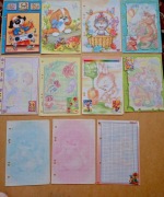 Karteczki do segregatora zwierzątka bajki 90s duże małe 11 szt 