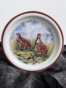 Talerz ozdobny z porcelany PRL WAWEL POLSKA kuropatwy 