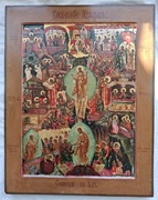 Stara ikona "Zmartwychwstanie "