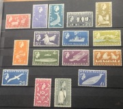 Rzadka seria! Georgia Południowa 1963 1 Funt Falklandy, Wieloryby, Pingwiny