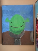 Obrazek na płótnie Shrek