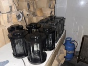 Lampy granitowe ze szkłami frezowanymi cena dotyczy 1 sztuki 