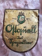 Tabliczka reklamowa włoskiej marki noży