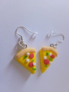 Kolczyki handmade pizza 