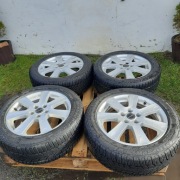 Koła aluminiowe borbet + opony semperit 225 50 17