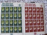 LIECHTENSTEIN 1980r.Mi 741-742 arkusiki**