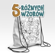 WOREK PLECAK SPORTOWY - KOLOROWANKA - PSI PATROL