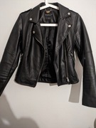 Kurtka ramoneska ze skóry ekologicznej 