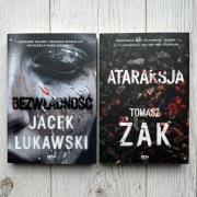 Zestaw książek Bezwładność Jacek Łukawski Ataraksja Tomasz Żak SQN