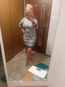 Sukienka- niebieska mandala,Atmosphere, rozm.10/12, stan idealny 