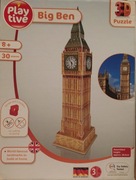 Puzzle 3D "BIG BEN" 30el 8+ h38.5cm PLAY TIVE