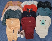 Zestaw ubrań dla dziewczynki roz 74/80