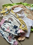 Mega paka zestaw ubrań dziewczynka 1-3 miesiące 10 sztuk