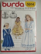 Wykroje krawieckie Burda 5914, rozm. 152 cm.