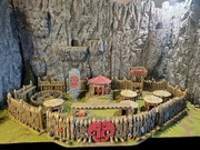 Warhammer makieta obóz orków