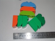 lego duplo zaokraglone klocki razem całosć 