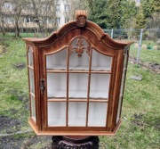 Stara witrynka wisząca, serwantka 