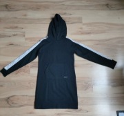 Gant damska dresowa sukienka XS 34 S granat kaptur prosta 