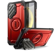 Etui pancerne Supcase UB Mag XT do MagSafe do Galaxy S25 Ultra, czerwone