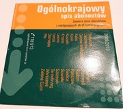 Spis abonentów ogólnokrajowy,dysk CD,używ.,stan-b.db