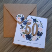 Personalizowana kartka na 30, 40, 50, 60, 70 urodziny