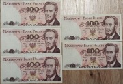 Banknoty 100 zł 1988 rok
