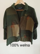 Sweter kardigan unikat Tulchan wełna L/40