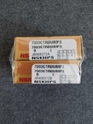 łożysko skośne jednorzędowe parowane, precyzyjne, 7003CTRDUMP3 NSK