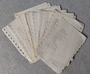 UNIKAT 80 x wydruk tytułów piosenek płyt CD CMR DIGITAL Warszawa 1991-1993 