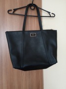 Torba Skórzana do ręki shopper bag MANGO 