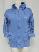 Bench. damska niebieska bluza z kapturem 100% bawełna M 