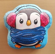 Poduszka ozdobna dla dziecka niebieska