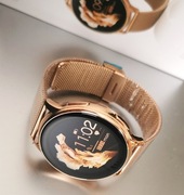 Piękny smartwatch PL menu funkcja rozmowy Pomiary Sport Puls kroki Sen Nowy