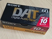 Kasety DAT SONY DT-60RA - 10 sztuk nowe w oryginalnym kartoniku